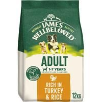 James Wellbeloved Adult Dog Hypoallergenic Turkey & Rice - 12kg