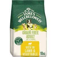 James Wellbeloved Dog Adult Hypoallergenic Dry Food Grain Free Lamb 10 kg