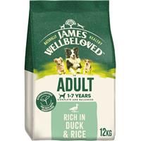 James Wellbeloved Adult Dog Hypoallergenic Duck & Rice - 12kg