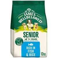 James Wellbeloved Senior Hypoallergenic - Fish & Rice - 12kg