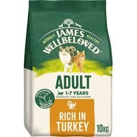 James Wellbeloved Hypoallergenic Dry Cat Food for Adult Cats Turkey 10 kg