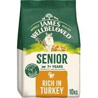 James Wellbeloved Cat Senior Hypoallergenic Dry Food Turkey 10 kg