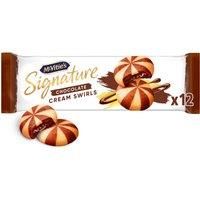 McVitie's Signature Chocolate Cream Swirls 12 Biscuits, 142g