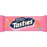 McVitie's Tasties Pink Wafer Biscuits 100g