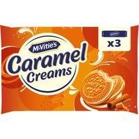 McVitie's Caramel Creams 3 x 88g
