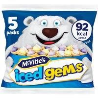 McVitie's Iced Gems Multipack Biscuits 5 x 23g