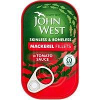 John West Mackerel Fillets in Tomato Sauce 125g
