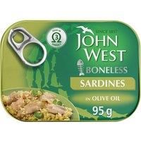 John West Boneless Sardines in Olive Oil 95g