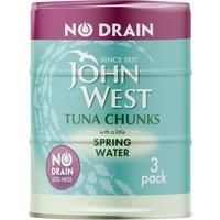 John West Tuna Chunks with a Little Spring Water 3 x 100g
