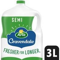 Cravendale Filtered Fresh Semi Skimmed Milk 3L Fresher for Longer