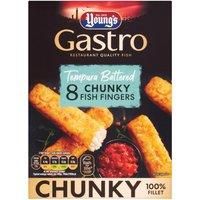 Young's Gastro 8 Tempura Battered Chunky Fish Fingers 320g