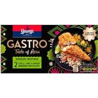 Young's Limited Edition Gastro 2 Chilli, Lime & Ginger Breaded Fish Fillets 270g