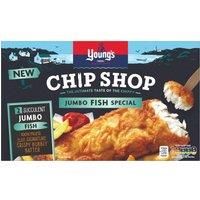 Young's 2 Chip Shop Succulent Jumbo Fish 480g