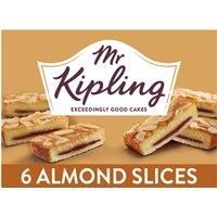 Mr Kipling 6 Almond Slices