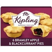 Mr Kipling 6 Bramley Apple & Blackcurrant Pies