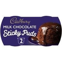 Cadbury Milk Chocolate Sponge Pudding Desserts 2x95g