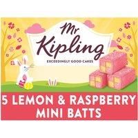 Mr Kipling 5 Lemon & Raspberry Mini Batts
