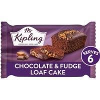 Mr Kipling Delicious Chocolate & Fudge Loaf Cake 220g