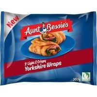 Aunt Bessie's 2 Light & Crispy Yorkshire Wraps 300g