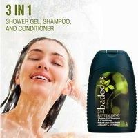 Badedas 3-in 1 Revitalising Shower Gel, Shampoo and Conditioner, 200 ml