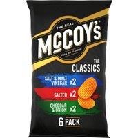 McCoy's Classic Variety Multipack Crisps 6 Pack
