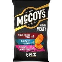 McCoy's Mighty Meaty Ridge Cut 6 x 25g