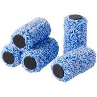 Harris Trade Medium Microfibre & Polyester (Pes) Roller Sleeve, Pack Of 5