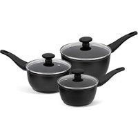 Prestige – Thermo Smart – Non Stick Saucepan Set with Lids – 3 Piece – Induction, Gas and Electric Hobs – 16, 18, and 20cm