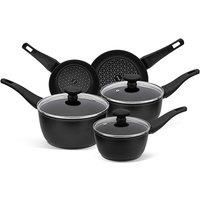 Prestige Thermosmart 8 Piece Aluminium Non Stick Cookware Set Prestige  - Non Stick - Size: 30cm H X 48cm W X 17cm D