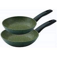 Prestige Eco Non-Stick Frying Pan Set, Recycled & Recyclable, 20cm/24cm, 2 Piece