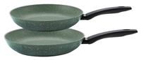 Prestige Eco Non-Stick Frying Pan Set, Recycled & Recyclable, 20cm/24cm, 2 Piece