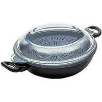 Prestige - Nadiya - 4 in 1 Wok - Cookware - Non Stick - PFOA Free Interior - Dishwasher, Oven and Fridge/Freezer Safe