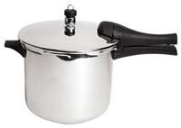 Prestige - Sleek and Simple - 7.5L Pressure Cooker - Stainless Steel - Induction Suitable - Silver