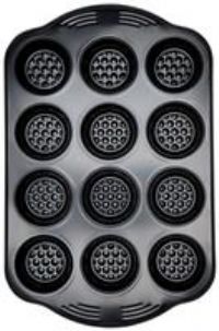 Prestige - Aerolift - Muffin Tins Non Stick 12 Cup - Non stick Bakeware - Cushion Base - Fridge Freezer and Dishwasher Safe - Carbon Steel - 41 x 27 x 4 cm