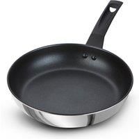 Prestige - 9x Tougher - Frying Pan -Ultra Durable Stainless Steel - Non-Stick - Induction Suitable - Dishwasher and Oven Safe - 25cm