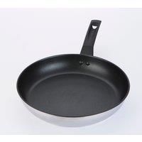 Frying Pan in Stainless Steel with Dimpled Surface - Non Stick - 29 cm
