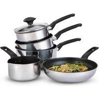 Prestige 9X Tougher Stainless Steel Non Stick Induction 5 Piece Set