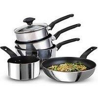 Prestige 9X Tougher Stainless Steel Non Stick Induction 5 Piece Set