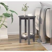 Coffee Table Grey 40x60 cm Solid Wood Pine