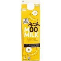 Moo Milk Banana Flavoured 1% Fat Milk 1 Litre