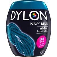DYLON Washing Machine Fabric Dye Pod for Clothes & Soft Furnishings, 350g – Navy Blue