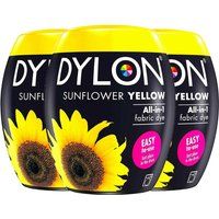 DYLON Washing Machine Fabric Dye Pod for Clothes & Soft Furnishings, 350g – Sunflower Yellow