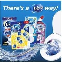 Bloo Power Active Toilet Rim Block Lemon, with Anti-Limescale, Cleaning...