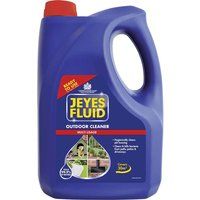 Jeyes Fluid Ready-To-Use Outdoor Cleaner & Disinfectant for Paths, Patios, Driveways & Pet Housing, 4 Litre