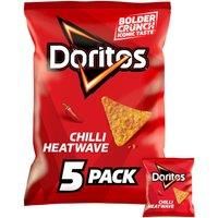 Doritos Chilli Heatwave Tortilla Chips Multipack Crisps 5x30g