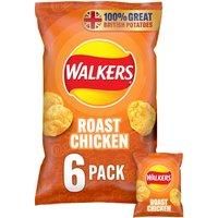 Walkers Roast Chicken Multipack Crisps 6x25g