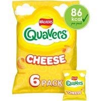 Walkers Quavers Cheese Multipack Snacks 6x16g
