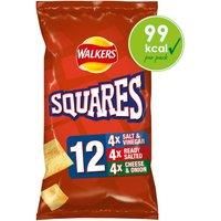 Walkers Squares Variety Multipack Snacks 12x22g