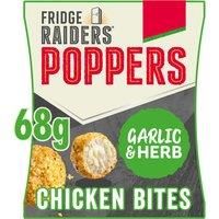 Fridge Raiders Poppers Garlic & Herb Chicken Snack Bites 68g