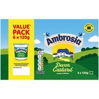 Ambrosia Devon Custard 6 x 120g (720g)